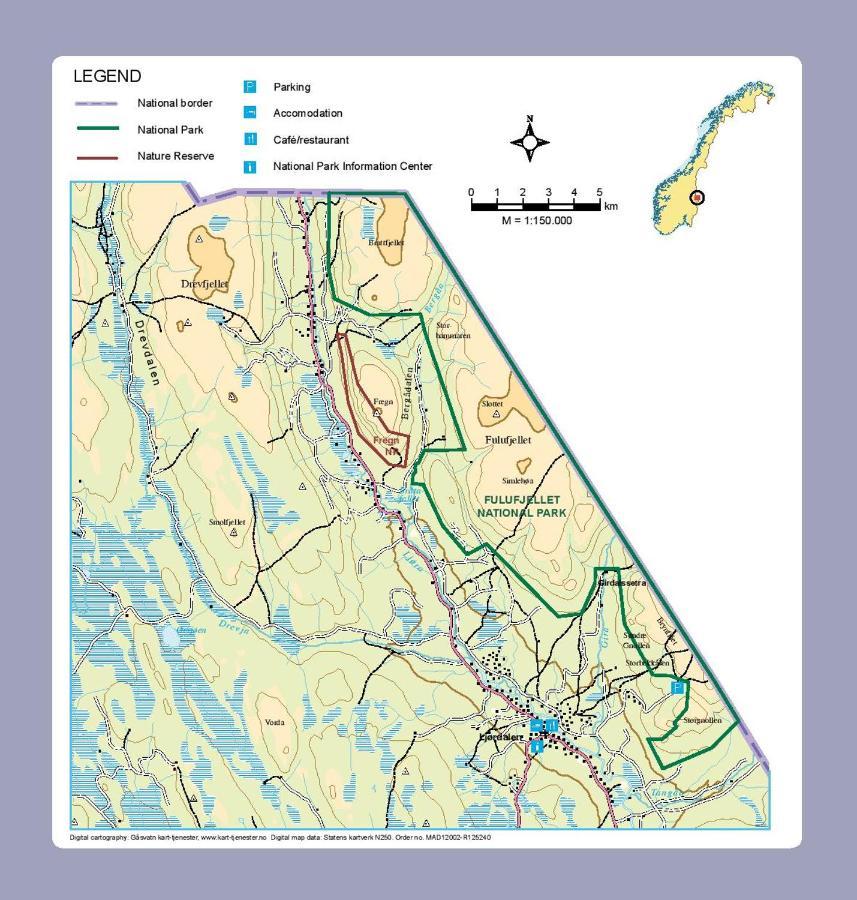 15 - Fulufjellets Nasjonalparker - Natur-, Dyre- Og Fugleopplevelser Appartement Ljordalen